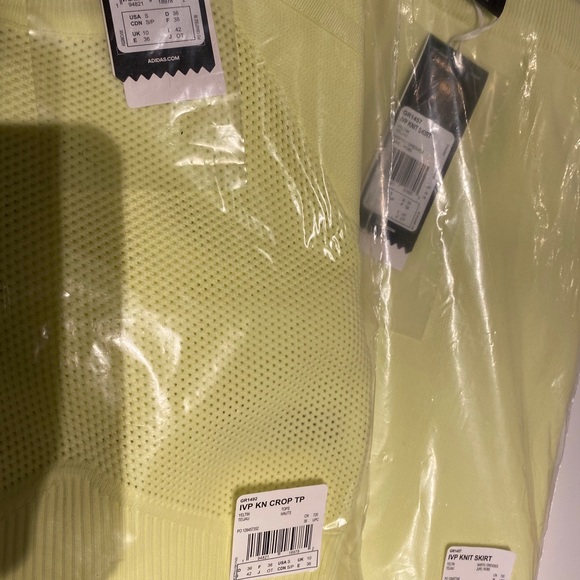 Adidas x Ivy Park Canari Yellow skirt set - Picture 5 of 5